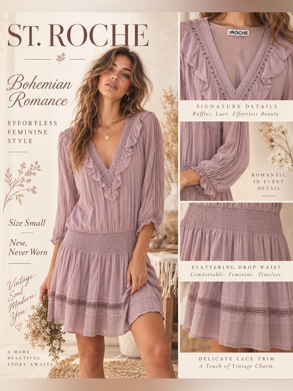 NWOT ROCHE Designer dress stunning